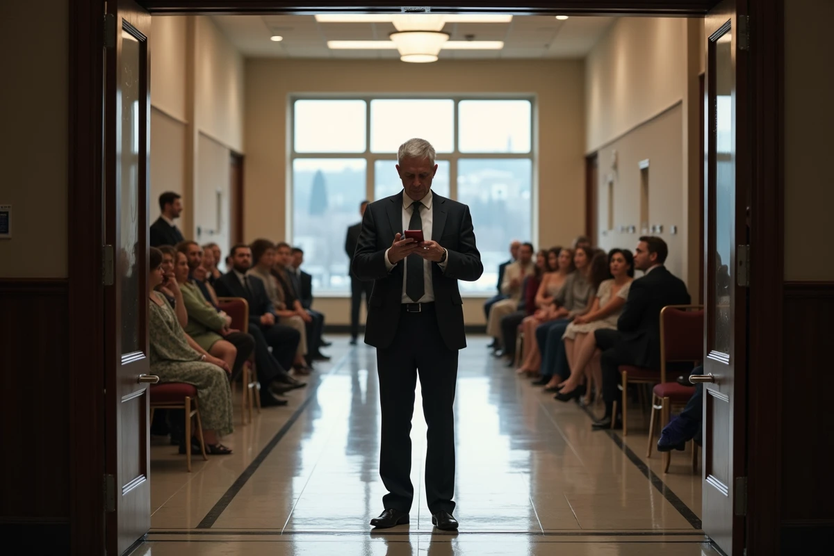 Homme pensif près de l